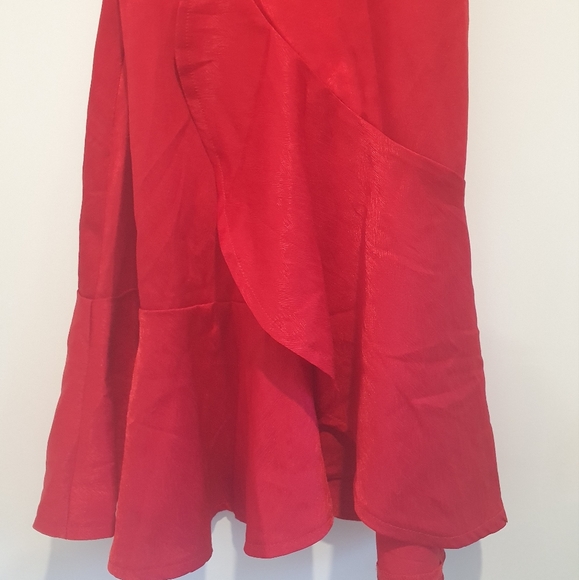 Beginning Boutique size XXS red frill dress - Picture 3 of 10